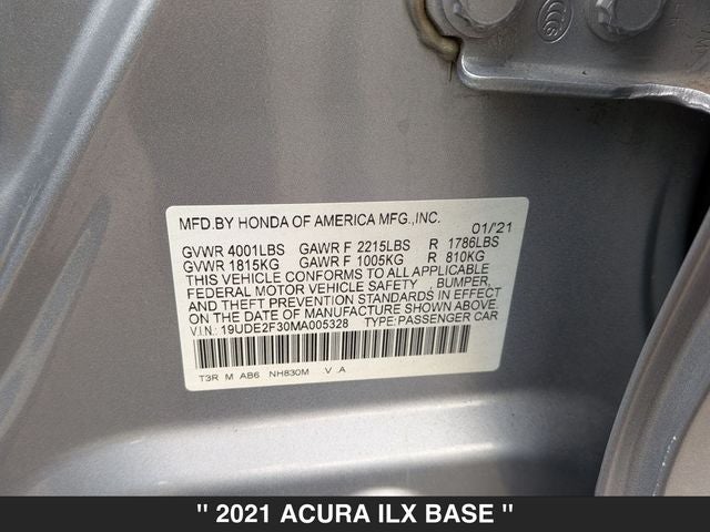 2021 Acura ILX Base