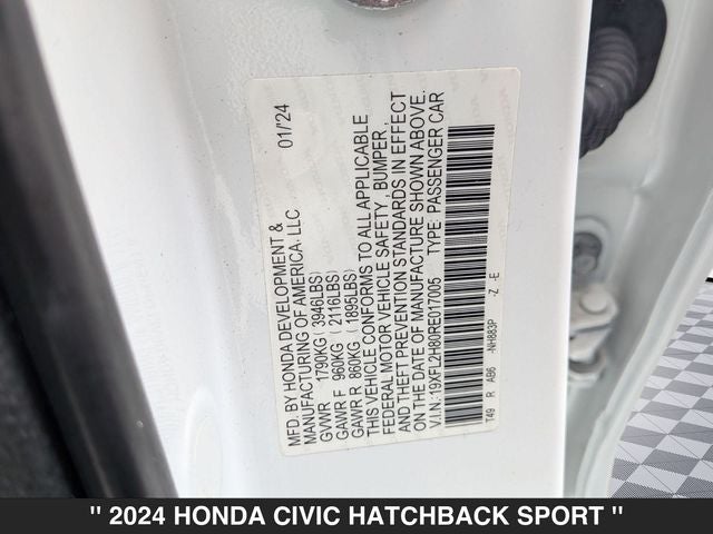 2024 Honda Civic Sport