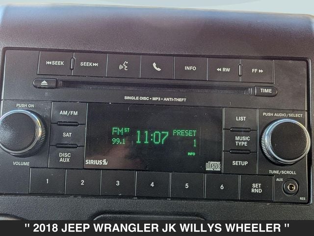 2018 Jeep Wrangler JK Willys Wheeler