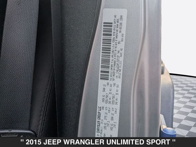 2015 Jeep Wrangler Unlimited Sport UNLIMITED SPORT