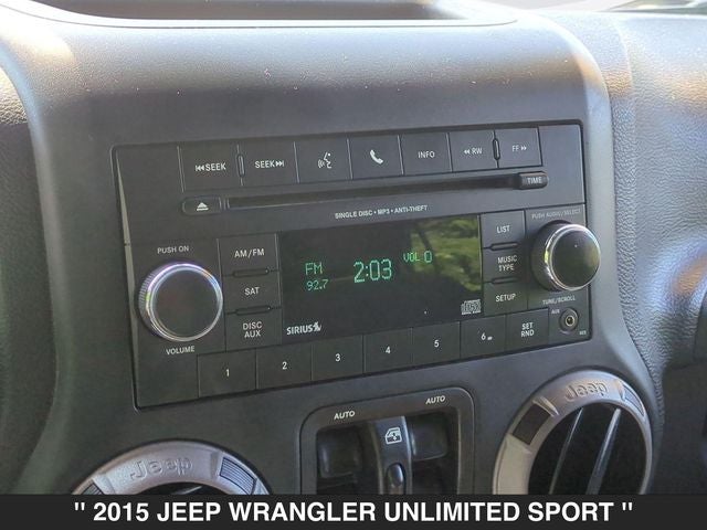 2015 Jeep Wrangler Unlimited Sport