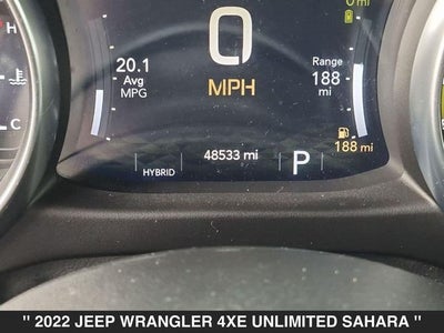 2022 Jeep Wrangler Unlimited Sahara 4xe