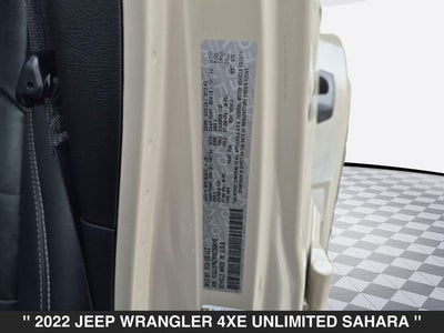 2022 Jeep Wrangler Unlimited Sahara 4xe