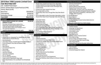 2015 RAM 1500 Laramie Longhorn
