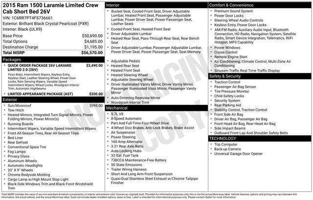 2015 RAM 1500 Laramie Longhorn