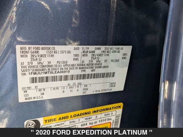 2020 Ford Expedition Platinum