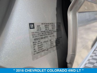 2016 Chevrolet Colorado LT