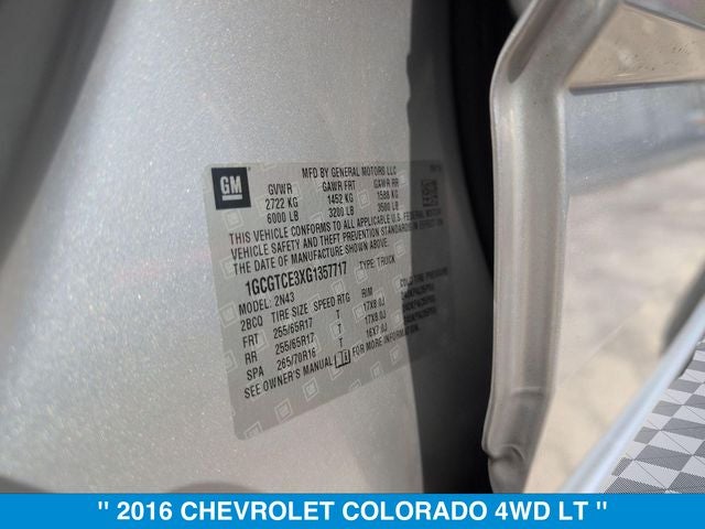 2016 Chevrolet Colorado LT
