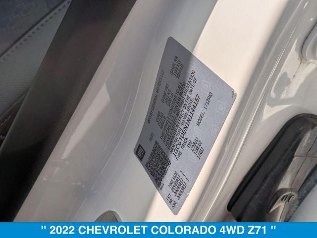 2022 Chevrolet Colorado Z71