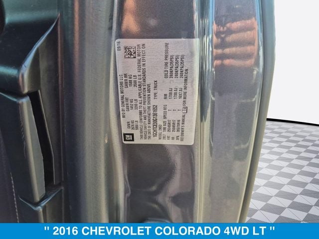 2016 Chevrolet Colorado LT