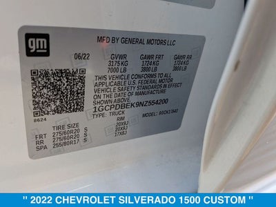 2022 Chevrolet Silverado 1500 Custom