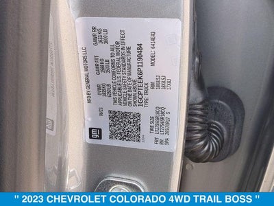 2023 Chevrolet Colorado Trail Boss