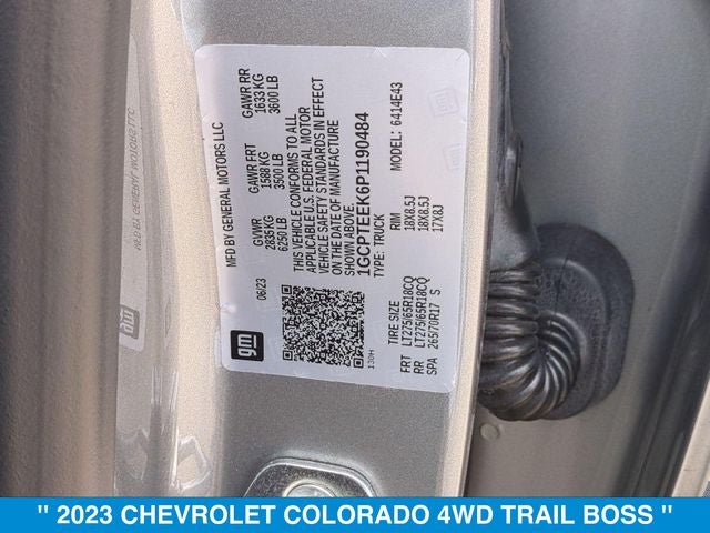 2023 Chevrolet Colorado Trail Boss