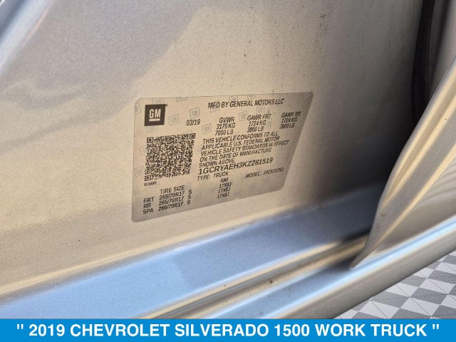 2019 Chevrolet Silverado 1500 WT