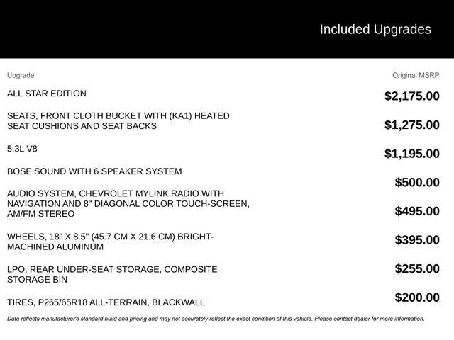 2018 Chevrolet Silverado 1500 LT LT1