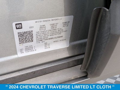 2024 Chevrolet Traverse Limited LT Cloth