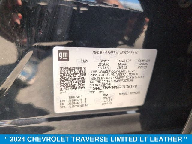 2024 Chevrolet Traverse Limited LT Leather