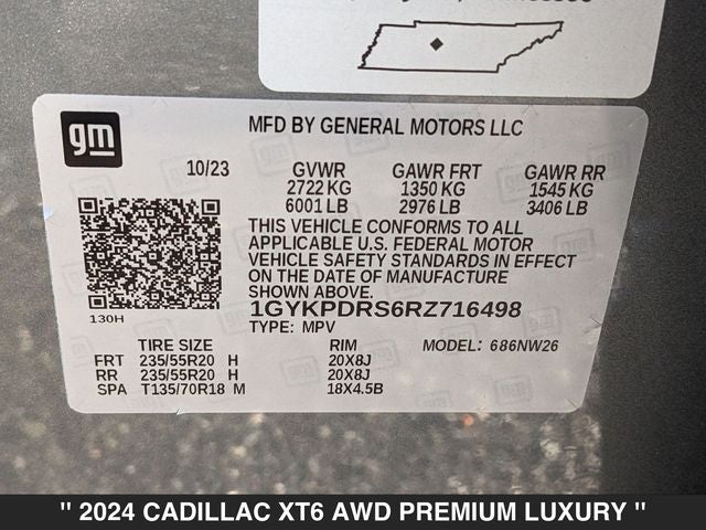 2024 Cadillac XT6 Premium Luxury