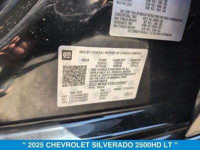 2025 Chevrolet Silverado 2500HD LT