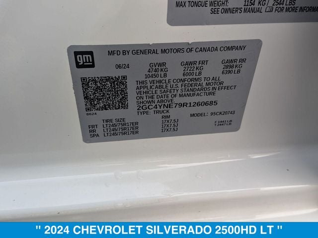 2024 Chevrolet Silverado 2500HD LT