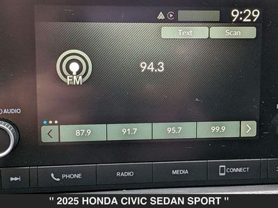 2025 Honda Civic Sport