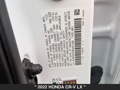 2022 Honda CR-V LX