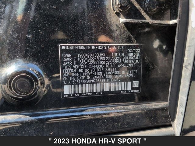 2023 Honda HR-V Sport