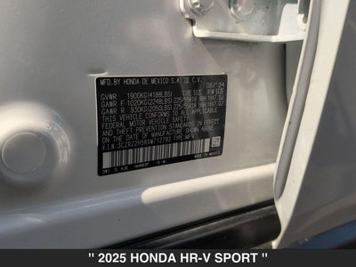 2025 Honda HR-V Sport