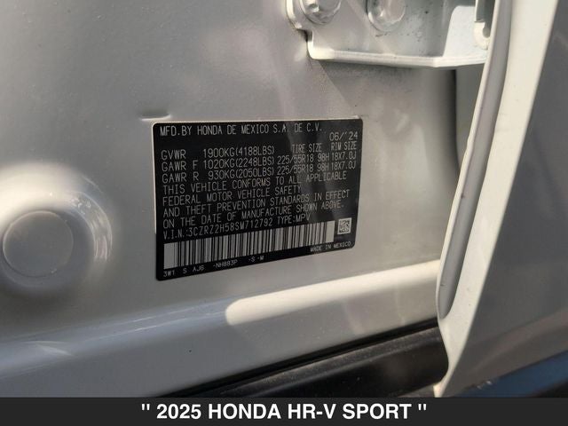 2025 Honda HR-V Sport