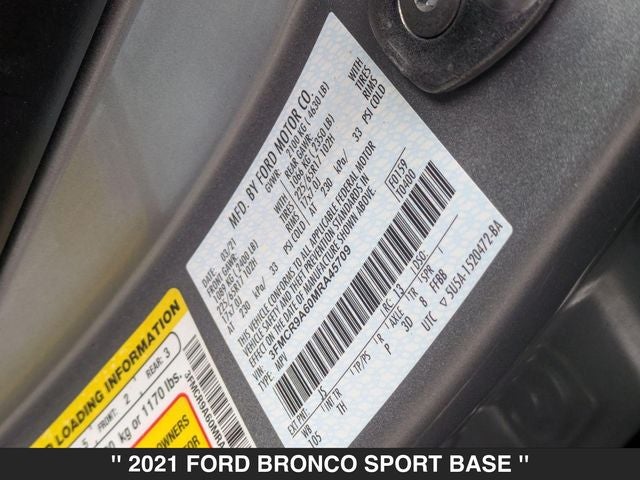 2021 Ford Bronco Sport Base