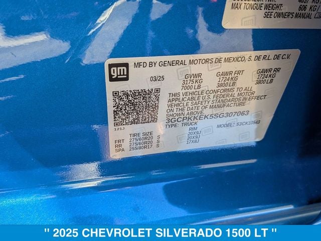 2025 Chevrolet Silverado 1500 LT