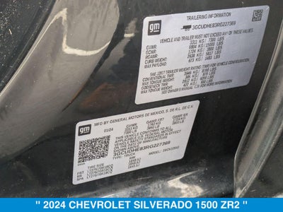 2024 Chevrolet Silverado 1500 ZR2