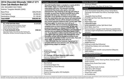 2016 Chevrolet Silverado 1500 LT LT2