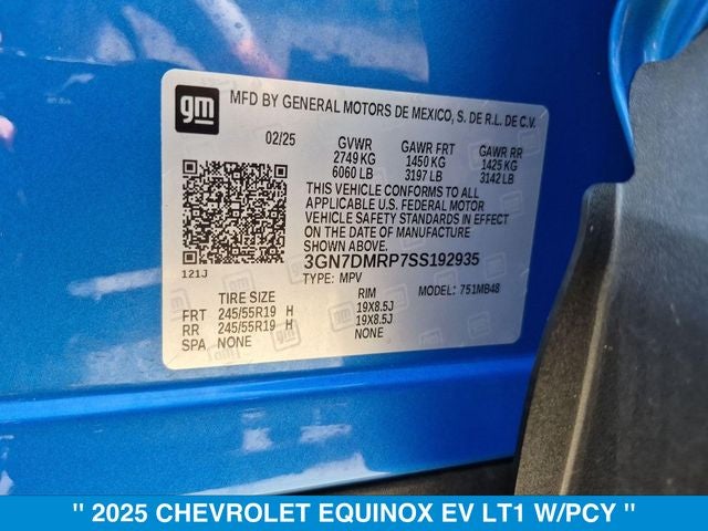 2025 Chevrolet Equinox EV LT