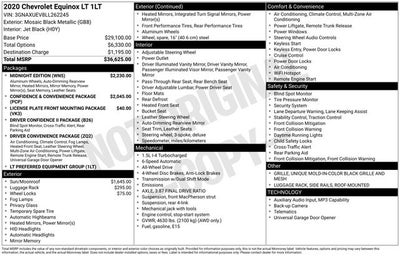 2020 Chevrolet Equinox LT PREMIER