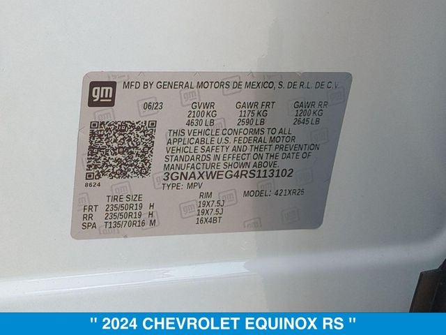 2024 Chevrolet Equinox RS