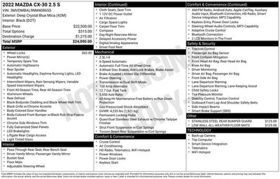 2022 Mazda CX-30 2.5 S