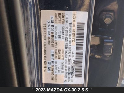 2023 Mazda CX-30 2.5 S