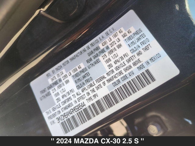 2024 Mazda CX-30 2.5 S