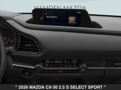 2026 Mazda CX-30 2.5 S Select Sport AWD
