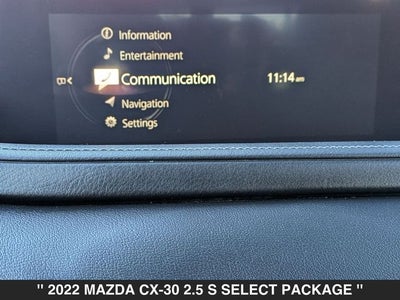 2022 Mazda CX-30 2.5 S Select Package