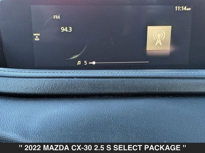 2022 Mazda CX-30 2.5 S Select Package