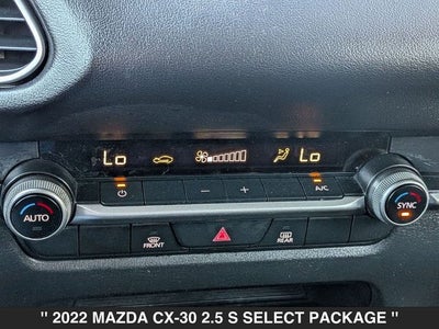 2022 Mazda CX-30 2.5 S Select Package