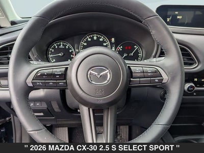 2026 Mazda CX-30 2.5 S Select Sport