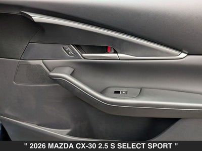 2026 Mazda CX-30 2.5 S Select Sport