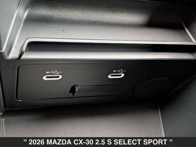2026 Mazda CX-30 2.5 S Select Sport AWD