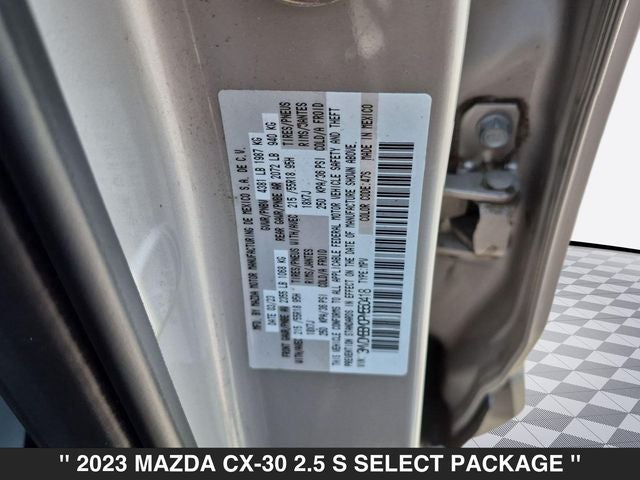 2023 Mazda CX-30 2.5 S Select Package