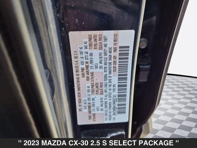 2023 Mazda CX-30 2.5 S Select Package