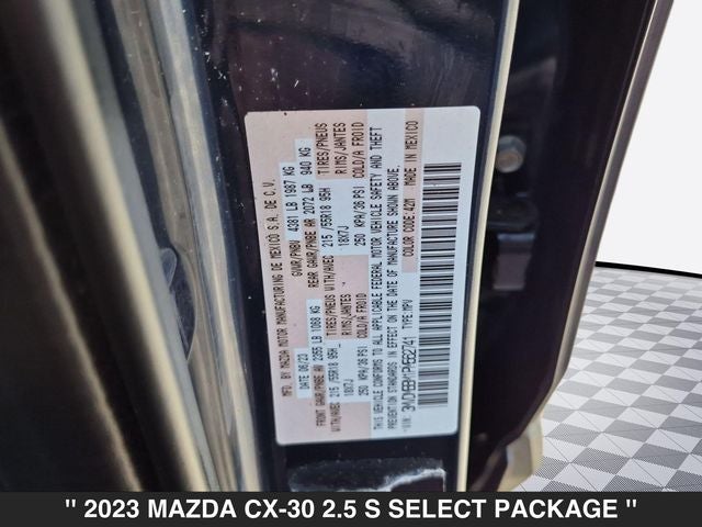 2023 Mazda CX-30 2.5 S Select Package