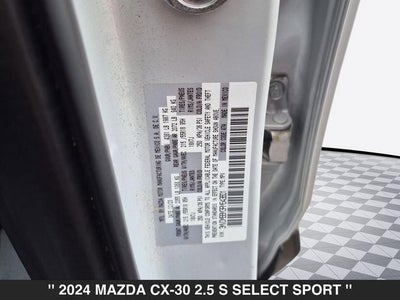 2024 Mazda CX-30 2.5 S Select Sport